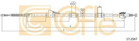 Трос, стояночная тормозная система COFLE 172567