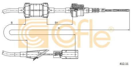 Трос зчеплення COFLE 412.11