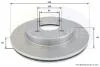 - Диск гальмівний вентильований COMLINE ADC0262V (фото 1)