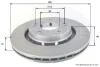 - Диск гальмівний вентильований з покриттям COMLINE ADC0370V (фото 1)