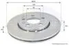 - Диск гальмівний вентильований з покриттям COMLINE ADC1407V (фото 1)