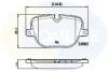 - Гальмівні колодки до дисків COMLINE CBP02212 (фото 1)