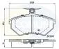 Гальмівні колодки передні VAG CADDY/GOLF 3/GOLF 4/PASSAT -04 перед. COMLINE CBP0511 (фото 1)