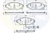 - Гальмівні колодки до дисків COMLINE CBP12201 (фото 1)
