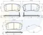 Гальмівні колодки HYUNDAI/KIA H1/STAREX/CARNIVAL/IX55 06- задн. COMLINE CBP31675 (фото 1)