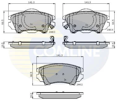 - Гальмівні колодки до дисків COMLINE CBP31680
