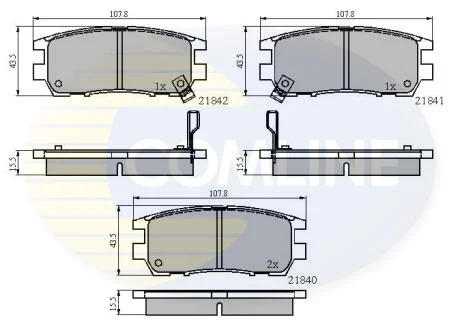 - Гальмівні колодки до дисків COMLINE CBP3233