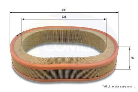 Фільтр повітря (аналог WA6378) COMLINE EAF103