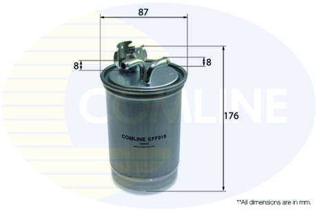 - Фільтр палива (аналогWF8045/KL180) COMLINE EFF018