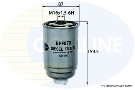 - Фільтр палива (аналогWF8238/KC80) COMLINE EFF079