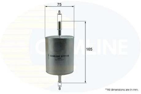 Фільтр палива (аналог WF8251) COMLINE EFF118