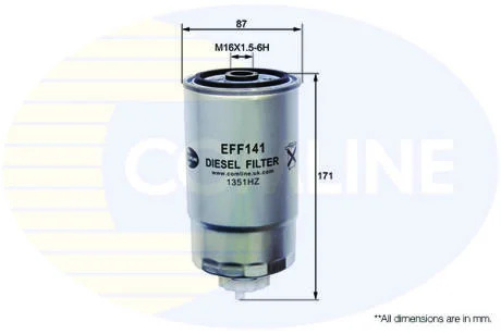 - Фільтр палива (аналогWF8318/KC195) COMLINE EFF141