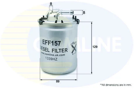 - Фільтр палива (аналогWF8379/KL494) COMLINE EFF157