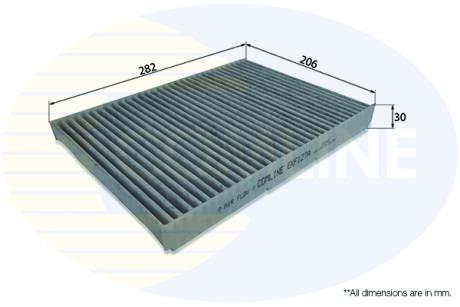 - Фільтр салону (аналогWP6895/LAK63) COMLINE EKF127A