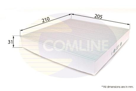 - Фільтр салону (аналогWP9106/LA136) COMLINE EKF192