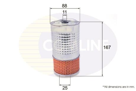 Фільтр масляний ОМ601/606 MB W202/W124/W463 95- COMLINE EOF011