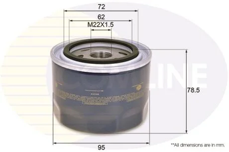 - Фільтр оливи (аналогWL7443/OC570) COMLINE EOF228