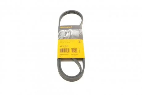 Поліклиновий ремінь IVECO DAILY III FIAT TEMPRA, TIPO KIA SHUMA, SHUMA I, SHUMA II LANCIA DEDRA LEXUS HS MAZDA 323 II, 323 III MITSUBISHI L400 TOYOTA 4 RUNNER III 1.1-3.4 11.80- Contitech 4PK1045