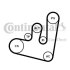 Комплект ременя CONTI-V MULTIRIB BELT KIT Contitech 6PK1660K2 (фото 1)
