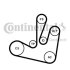 6PK1750K2   Комплект ременя CONTI-V MULTIRIB BELT KIT 6PK1750K2