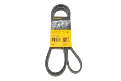 Ремінь генератора поліклиновий Contitech 6PK2020