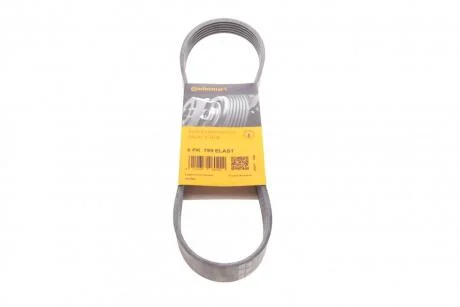 Пас поліклиновий Skoda Octavia III/VW Caddy IV/Pas Contitech 6PK799 ELAST