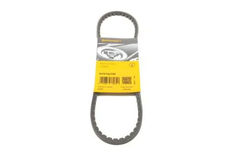 Ремень генератора MB W126 M116/117, FENDT 1 / 2 / 3 / 4 / 5, 100, 300, MERCEDES S (C126), S (W126), SL (R107), VOLVO 340-360, 740, 760, ALFA ROMEO 164, AUSTIN MAESTRO, MONTEGO 0.4-6.2D 03.63- Contitech AVX10X750