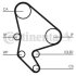 Комплект ременя ГРМ CONTI SYNCHROBELT KIT Contitech CT1100WP1 (фото 3)