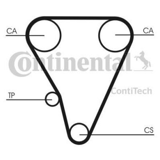 Ремінь ГРМ CONTI SYNCHROBELT Contitech CT555