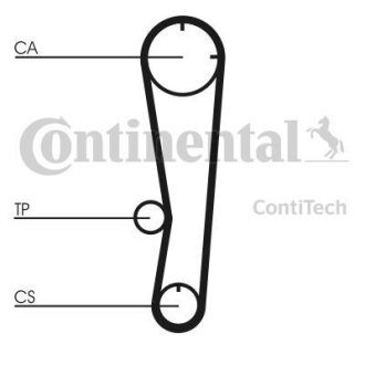 Ремінь ГРМ CONTI SYNCHROBELT Contitech CT602
