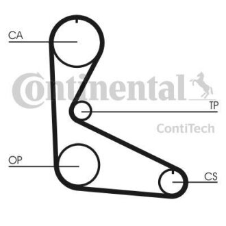 Ремінь ГРМ CONTI SYNCHROBELT Contitech CT626