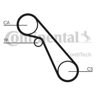 Ремінь ГРМ CONTI SYNCHROBELT Contitech CT703