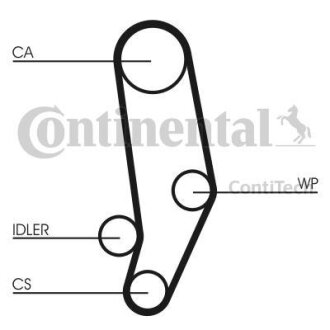 Комплект ременя ГРМ CONTI SYNCHROBELT KIT Contitech CT704WP2PRO