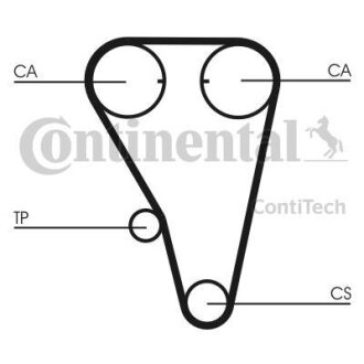 Ремінь ГРМ CONTI SYNCHROBELT Contitech CT803