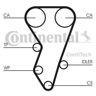 РЕМІНЬ ГАЗОРОЗПРИДІЛЕННЯ 134X1 ALFA 155 2.5 V6 Contitech CT864