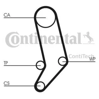 Комплект CONTI SYNCHROBELT KIT Contitech CT939WP4 (фото 1)