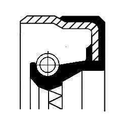 Сальник маточини колеса (50x70x9) SCANIA 3, 4 CORTECO 01019463B