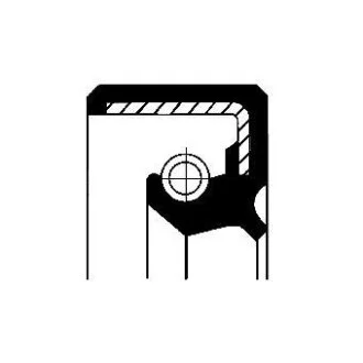 Сальник колінвалу CORTECO 01026651B