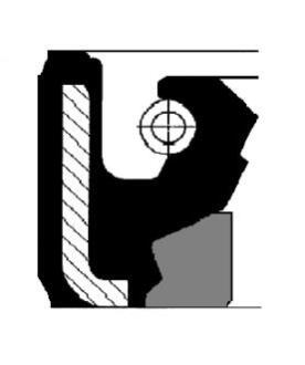 Уплотняющее кольцо, коленчатый вал CORTECO 01034350