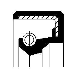 Сальник VAG 22,0X 40,0X 7,0 FKM CORTECO 01036323B