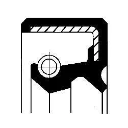 Сальник колінчастого валу CORTECO 12000449B