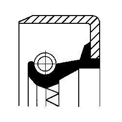 Сальнік ступиці колеса CORTECO 12011326B