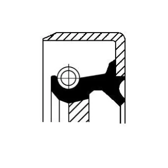 Фото 1 - сальник вхідного валу CORTECO 12011460B Сальник вхідного валу CORTECO 12011460B (фото 1)