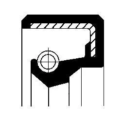 Сальник колінчастого валу CORTECO 12011854B