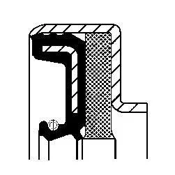Кольцо уплотнительное 65х85х13 NBR CORTECO 12011992B