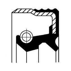 Сальник коробки передач (25x35x7) DAF 45, 55, 65, 65 CF, 75, 75 CF, 85, 85 CF, 95, 95 XF, CF 65, CF 75, CF 85, F 2800, LF 45, LF 55, MAN F 2000, F 90, F 90 UNTERFLUR, G 90, L 2000, M 2000 L 06.72- CORTECO 12014616B