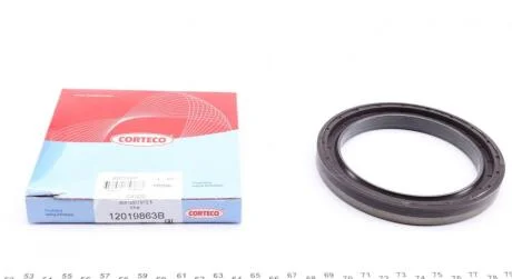 Сальник колінвалу (90x120/120x13/12,5) IVECO DAILY III, DAILY IV, DAILY V, DAILY VI, MASSIF CITROEN JUMPER II FIAT DUCATO PEUGEOT BOXER 3.0CNG/3.0D 07.99- CORTECO 12019863B