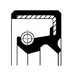 Ущільнювальне кільце вала, колінчатий вал CORTECO 19016537