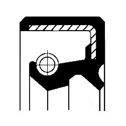 Сальник ступицы колеса CORTECO 19016619B