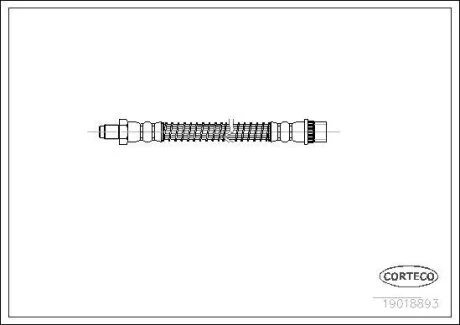 Гальмівний шланг CORTECO 19018893